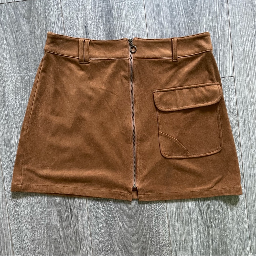 Forever 21 Suede skirt medium